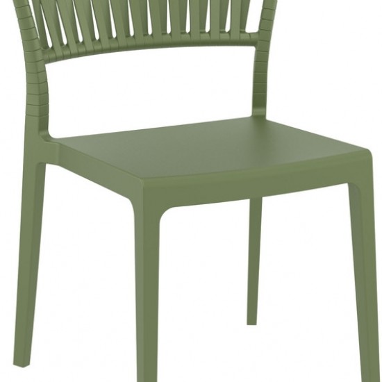 PORTOFINO OLIVE GREEN ΚΑΡΕΚΛΑ ΠΟΛ/ΝΙΟΥ 52x56x83εκ.