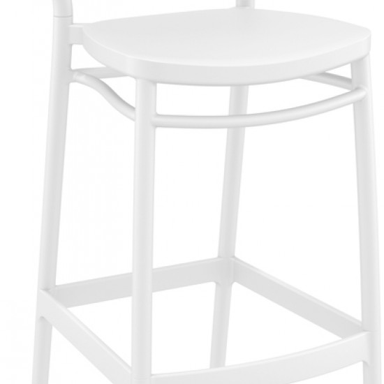 PORTOFINO 75εκ. ΣΚΑΜΠΟ WHITE ΠΟΛ/ΝΙΟΥ 48x52x106εκ.