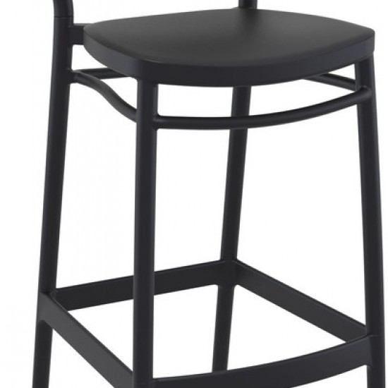 PORTOFINO 75εκ. ΣΚΑΜΠΟ BLACK ΠΟΛ/ΝΙΟΥ 48x52x106εκ.