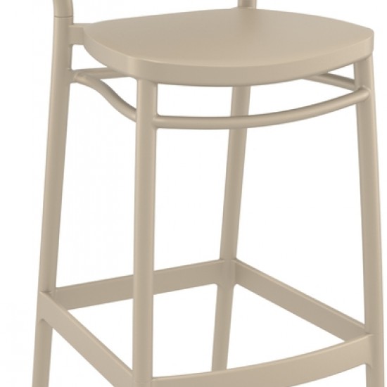 PORTOFINO 75εκ. ΣΚΑΜΠΟ TAUPE ΠΟΛ/ΝΙΟΥ 48x52x106εκ.