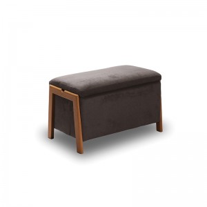 DALI ΣΚΑΜΠΟ VELVET BROWN ΜΕ ΑΠΟΘΗΚΕΥΤΙΚΟ  ΧΩΡΟ 75X42X44εκ.