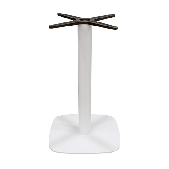 FLAT-S ΛΕΥΚΗ 45Χ45Χ72εκ.(Σ)ΒΑΣΗ ΜΕΤΑΛΛΙΚΗ 11.6kg