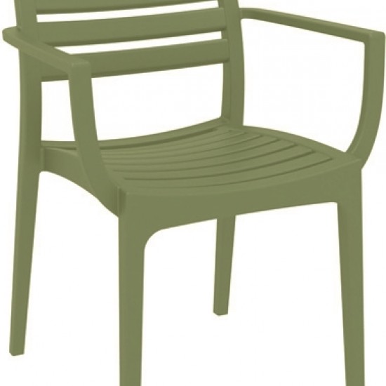 ARTEMIS OLIVE GREEN ΠΟΛΥΘΡΟΝΑ ΠΟΛ/ΝΙΟΥ 58X58X83.5εκ.
