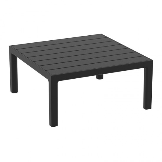 PORTOFINO LOUNGE ΤΡΑΠΕΖΙ BLACK 70X70X33εκ. ΠΟΛΥΠΡΟΠΥΛΕΝΙΟΥ