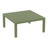 PORTOFINO LOUNGE ΤΡΑΠΕΖΙ OLIVE GREEN 70X70X33εκ. ΠΟΛΥΠΡΟΠΥΛΕΝΙΟΥ