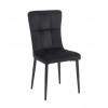 SELIN BLACK VELVET ΥΦΑΣΜΑ ΚΑΡΕΚΛΑ ΜΕΤΑΛΛΙΚΗ 46X54X91εκ.