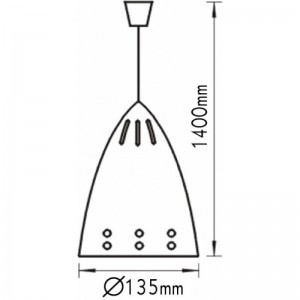 ΟΡΟΦΗΣ ΚΑΜΠΑΝΑ ΜΕΤΑΛΛΙΚΗ (AC.3XF15B)