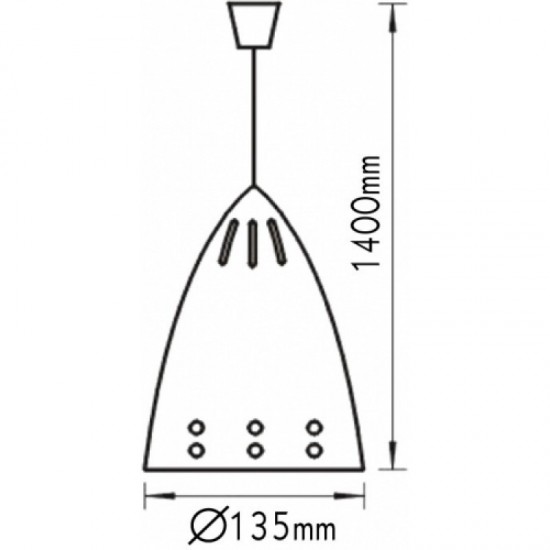 ΟΡΟΦΗΣ ΚΑΜΠΑΝΑ ΜΕΤΑΛΛΙΚΗ (AC.3XF15B)