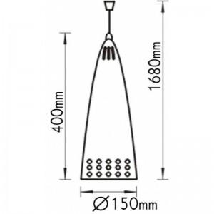 ΟΡΟΦΗΣ ΚΑΜΠΑΝΑ ΜΕΤΑΛΛΙΚΗ INOX (AC.3XF15)