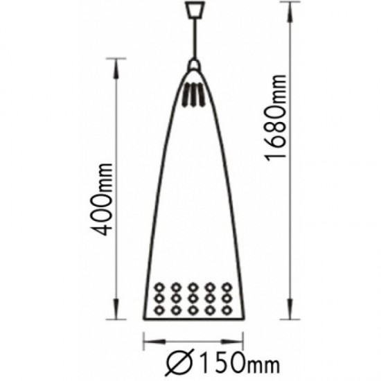 ΟΡΟΦΗΣ ΚΑΜΠΑΝΑ ΜΕΤΑΛΛΙΚΗ INOX (AC.3XF15)