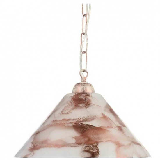 ΓΥΑΛΙ ΛΕΥΚΟ ΒΟΥΡΤΣΙΣΤΟ ΧΑΛΚΙΝΟ ΑΝΤΙΚΕ 2321337CP