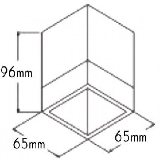 ΣΠΟΤ ΓΚΡΙ Νο9215GSG ΜΟΝΟ ΤΕΤΡΑΓΩΝΟ G9 ΜΑΤ ΓΥΑΛΙ (BS9215GSG)