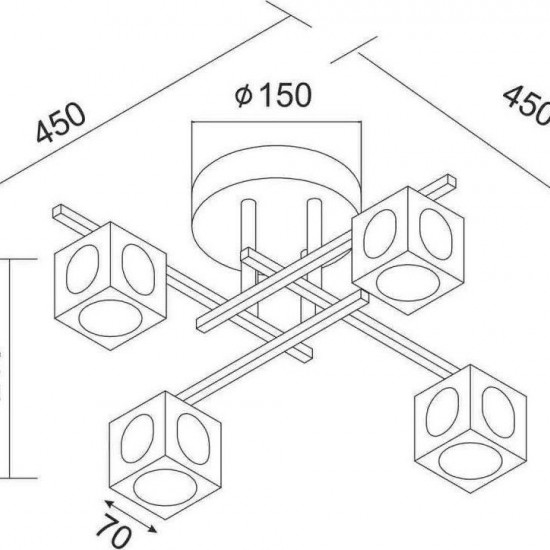 ΟΡΟΦΗΣ ΔΙΑΦΑΝΟ ΓΥΑΛΙ ΧΡΩΜΙΟ 4ΧG9 (AD00714)