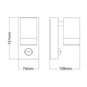 ΦΩΤΙΣΤΙΚΟ ΤΟΙΧΟΥ ΠΛΑΣΤΙΚΟ ΜΕ ΑΝΙΧΝΕΥΤΗ ΚΙΝΗΣΗΣ