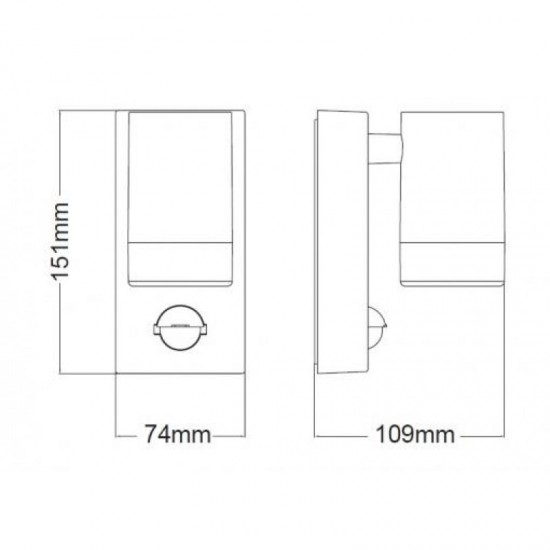 ΦΩΤΙΣΤΙΚΟ ΤΟΙΧΟΥ ΠΛΑΣΤΙΚΟ ΜΕ ΑΝΙΧΝΕΥΤΗ ΚΙΝΗΣΗΣ-ΦΩΤΙΣΤΙΚΑ ΕΞΩΤΕΡΙΚΟΥ ΧΩΡΟΥ-ΦΩΤΙΣΤΙΚΑ ΤΟΙΧΟΥ-