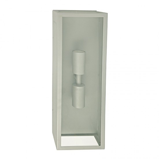 ΓΚΡΙ ΕΠΙΤΟΙΧΟ ΦΩΤΙΣΤΙΚΟ CELIA 2XE27 IP44 ΜΕ ΔΙΑΦΑΝΟ ΓΥΑΛΙ-ΦΩΤΙΣΤΙΚΑ ΕΞΩΤΕΡΙΚΟΥ ΧΩΡΟΥ-ΦΑΝΑΡΑΚΙΑ-