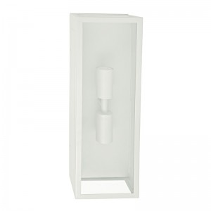 ΛΕΥΚΟ ΕΠΙΤΟΙΧΟ ΦΩΤΙΣΤΙΚΟ CELIA 2XE27 IP44 ΜΕ ΔΙΑΦΑΝΟ ΓΥΑΛΙ..