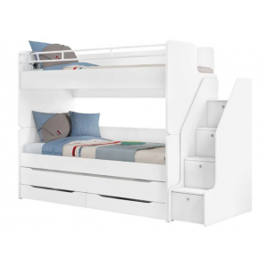 WHITE STUDIO 2 ΠΑΙΔΙΚΗ ΚΟΥΚΕΤΑ 247x95xH180cm