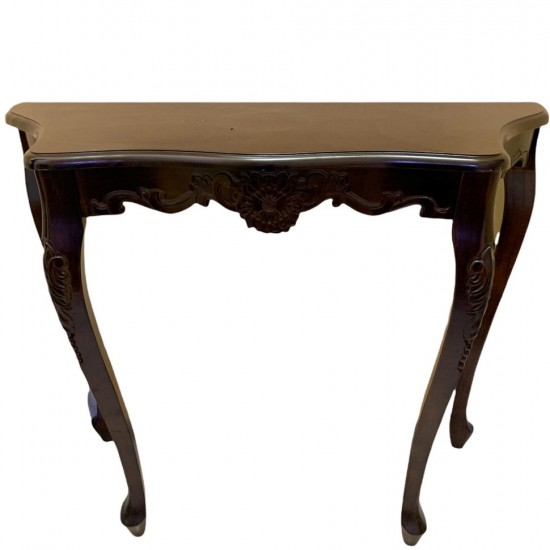 ΣΕΤ ΚΟΝΣΟΛΑ ΜΕ ΚΑΘΡΕΠΤΗ ΣΚΟΥΡΟ ΚΑΡΥΔΙ ΞΥΛΙΝΗ