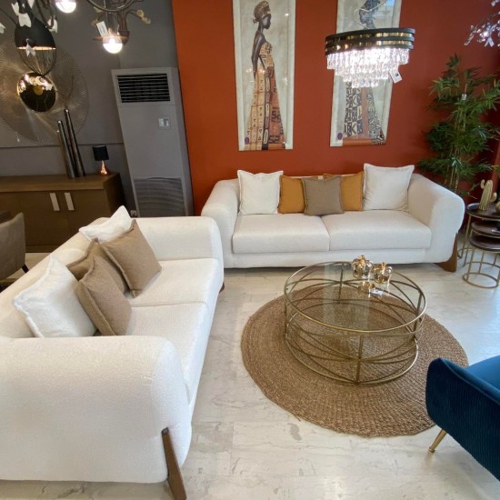 Σετ Σαλόνι Διθέσιος/Τριθέσιος Καναπές ΥΦΑΣΜΑ (ΜΠΟΥΚΛΕ)