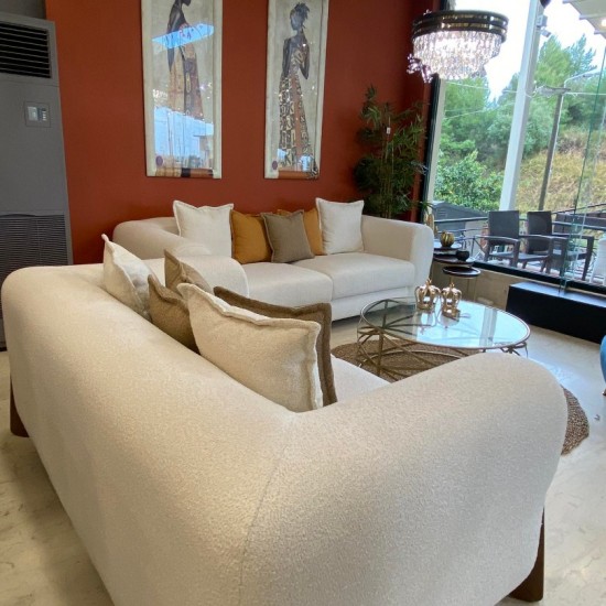 Σετ Σαλόνι Διθέσιος/Τριθέσιος Καναπές ΥΦΑΣΜΑ (ΜΠΟΥΚΛΕ)