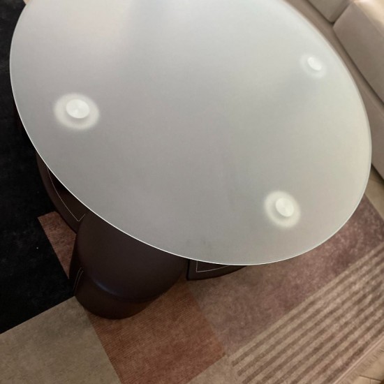 ΤΡΑΠΕΖΑΚΙ ΣΑΛΟΝΙΟΥ ΣΕΤ ΜΕ 4 ΣΚΑΜΠΟ 95Χ51Η