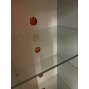 Επιδαπέδια Βιτρίνα ΣαλονιούN ΓΚΡΙ 68Χ45Χ126Η