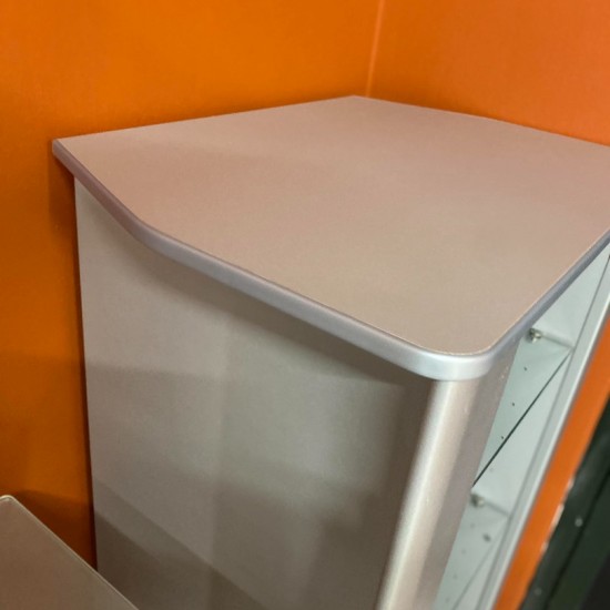 Επιδαπέδια Βιτρίνα ΣαλονιούN ΓΚΡΙ 68Χ45Χ126Η