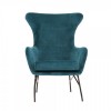 Πολυθρόνα Mono από Βελούδο - Σμαραγδί