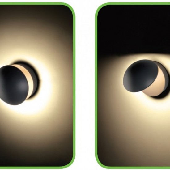 Gabi Απλίκα LED 13W Σε Σκούρο Γκρί Χρώμα-ΑΠΛΙΚΑ ΕΞΩΤΕΡΙΚΟΥ ΧΩΡΟΥ-ΦΩΤΙΣΤΙΚΑ ΕΞΩΤΕΡΙΚΟΥ ΧΩΡΟΥ-ΓΚΡΙ-LED-
