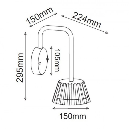 Viana Απλίκα LED 10W Σε Σκούρο Γκρί Χρώμα-ΑΠΛΙΚΑ-ΕΞΩΤΕΡΙΚΟΥ ΧΩΡΟΥ-ΓΚΡΙ-LED-