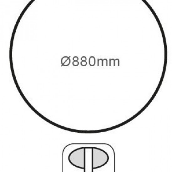 ΣΠΟΤ ΓΥΨΟΣΑΝΙΔΑΣ ΧΩΝΕΥΤΟ ΛΕΥΚΟ GU10 ΣΤΡΟΓΓΥΛΟ