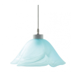 ΓΥΑΛΙ W.ALABASTER BLUE SATIN