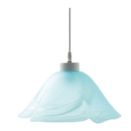 ΓΥΑΛΙ W.ALABASTER BLUE SATIN 3794