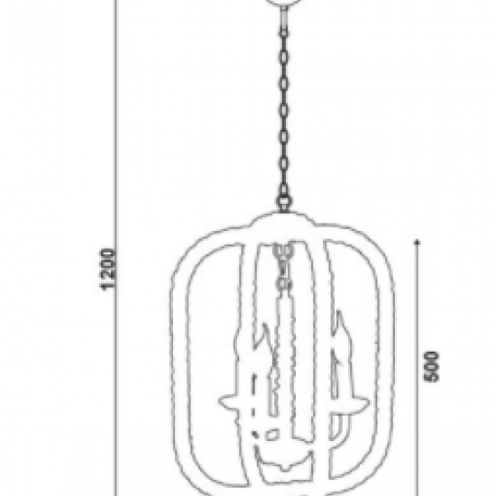 ΚΡΕΜΑΣΤΟ Φ/Σ 3ΧΕ14 ΟΡΘΟΓΩΝΙΑ ΜΑΥΡΟ ΜΕΤΑΛΛΟ+ΣΧΟΙΝΙ 40Χ40ΧΗ120CM