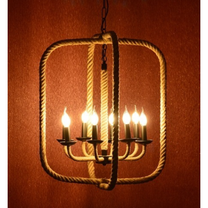 SKIA ΚΡΕΜΑΣΤΟ ΦΩΤΙΣΤΙΚΟ ΟΡΟΦΗΣ 8ΦΩΤΟ ΣΧΟΙΝΙ ΜΠΕΖ 60x60xΗ140cm