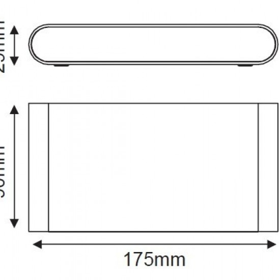 Απλίκα Up-Down LED 11W Σε Λευκό Ματ Χρώμα-ΑΠΛΙΚΑ-ΛΕΥΚΟ-LED-ΕΞΩΤΕΡΙΚΟΥ ΧΩΡΟΥ-