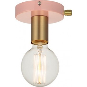 ΕΠΙΤΟΙΧΙΟ Φ/Σ 1ΧΕ27 ΜΕΤΑΛΛΙΚΟ ΡΟΖ+ΟΡΕΙΧΑΛΚΟ Φ12CM