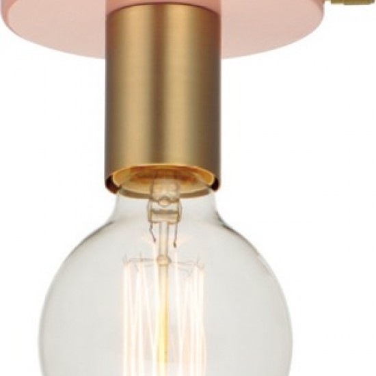 ΕΠΙΤΟΙΧΙΟ Φ/Σ 1ΧΕ27 ΜΕΤΑΛΛΙΚΟ ΡΟΖ+ΟΡΕΙΧΑΛΚΟ Φ12CM