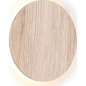 ΕΠΙΤΟΙΧΟ Φ/Σ LED 24W 3000Κ ΑΠΟΧΡΩΣΗ ΑΝΟΙΧΤΟΥ ΞΥΛΟΥ MDF ΚΥΚΛΟΣ Φ40XH3,6CM