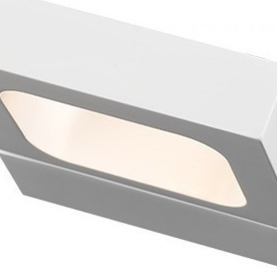 ΕΠΙΤΟΙΧΟ Φ/Σ LED 6W 3000K ΑΛΟΥΜΙΝΙΟ ΛΕΥΚΟ 14,5X13X3CM