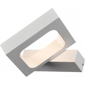 ΕΠΙΤΟΙΧΟ Φ/Σ LED 6W 3000K ΑΛΟΥΜΙΝΙΟ ΛΕΥΚΟ 14,5X13X3CM 