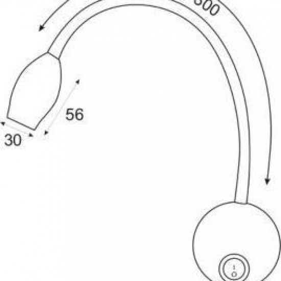 ΕΠΙΤΟΙΧΙΟ ΣΠΟΤ LED 3W 4000Κ ΜΠΡΟΥΤΖΙΝΟ ΧΡΥΣΟ ΜΕΤΑΛΛΙΚΟ ΣΠΙΡΑΛ+ΔΙΑΚΟΠΤΗ 230V