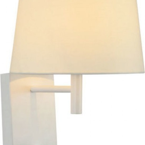 ΜΕΤΑΛΛΙΚΗ ΑΠΛΙΚΑ 1XE27+3WLED ΚΕΦΑΛΗ ΜΑΤ ΛΕΥΚΗ, ΚΑΠΕΛΟ ΛΕΥΚΟ+ΔΙΑΚΟΠΤΗΣ