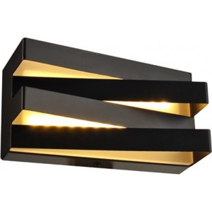 ΕΠΙΤΟΙΧΟ Φ/Σ LED 12W 3000K 960LM ΜΑΥΡΟ ΜΕΤ/ΚΟ 20X11X9CM