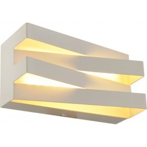 ΕΠΙΤΟΙΧΟ Φ/Σ LED 12W 3000K 960LM ΛΕΥΚΟ ΜΕΤΑΛΛΙΚΟ 20X11X9CM