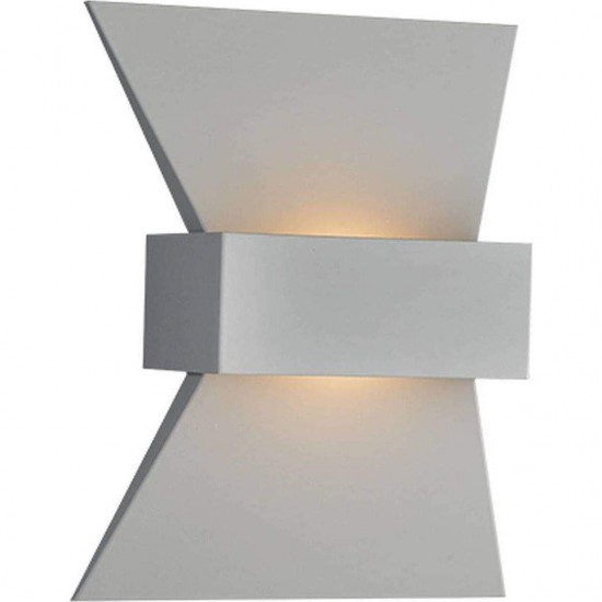 ΕΠΙΤΟΙΧΟ Φ/Σ LED 6W 3000K ΑΛΟΥΜΙΝΙΟ ΓΚΡΙ 20Χ16Χ7CM