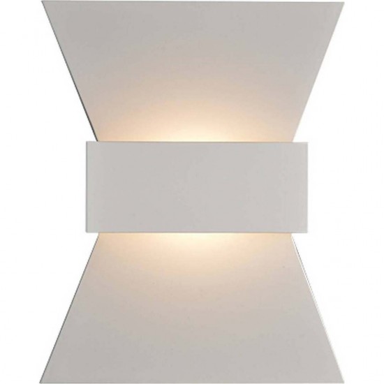 ΕΠΙΤΟΙΧΟ Φ/Σ LED 6W 3000K ΑΛΟΥΜΙΝΙΟ ΛΕΥΚΟ 20Χ16Χ7CM