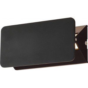 ΕΠΙΤΟΙΧΟ Φ/Σ LED 5W 3000K ΑΛΟΥΜΙΝΙΟ ΜΑΥΡΟ 16X8X5,5CM