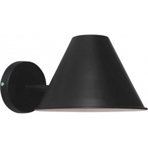 ΑΠΛΙΚΑ ΜΕΤΑΛΛΙΚΗ 1ΧE27 ΜΑΥΡΗ Φ21CM